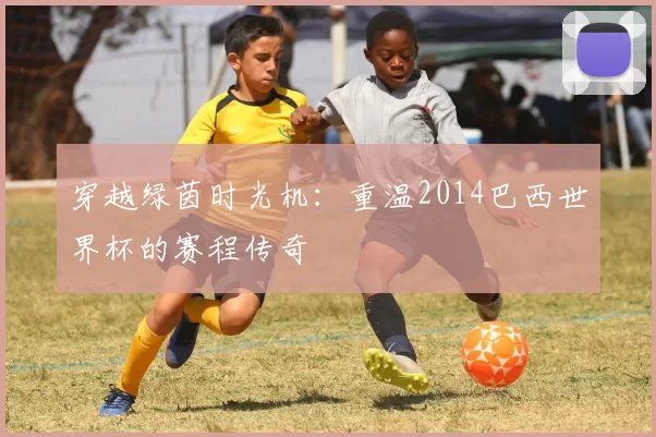 穿越绿茵时光机：重温2014巴西世界杯的赛程传奇