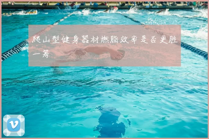 爬山型健身器材燃脂效率是否更胜一筹