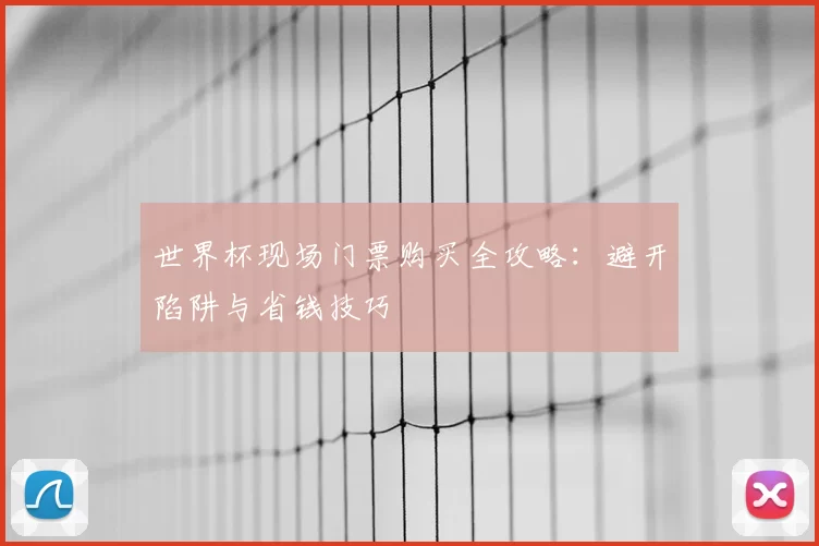 世界杯现场门票购买全攻略：避开陷阱与省钱技巧